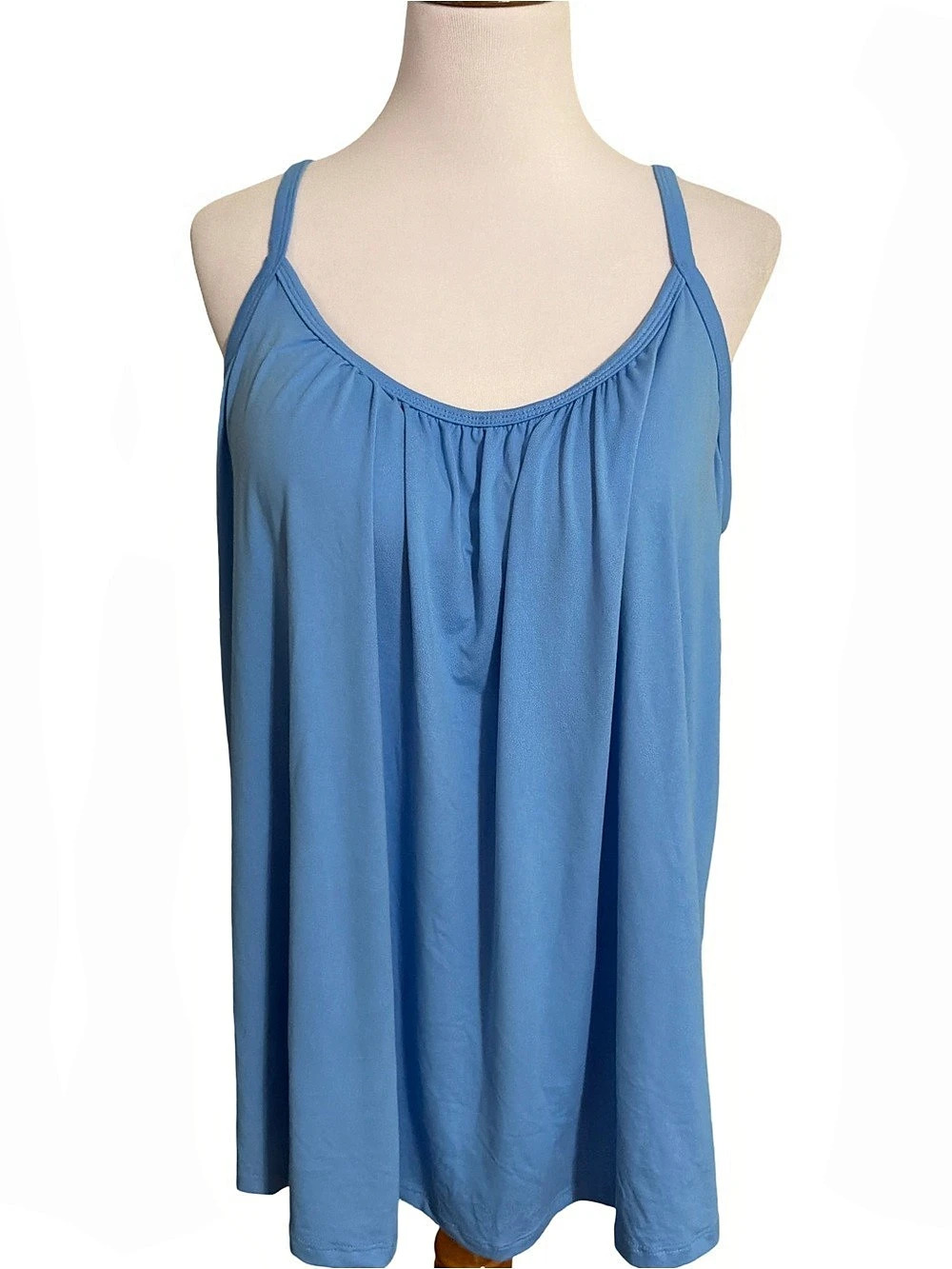 32 Degrees Cool Blue Tank Top with Self bra